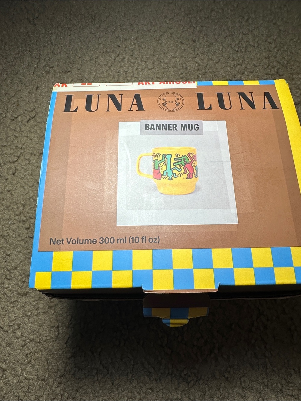 Luna luna keith haring Banner Colorful Artwork mug